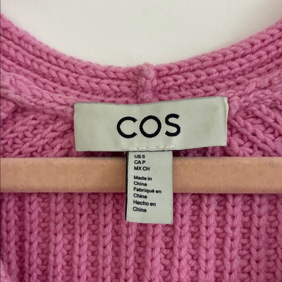 COS OVERSIZED KNIT WOOL SWEATER - Picture 4 of 4